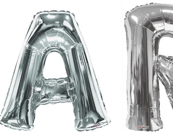 Kirjainilmapallot juhlaan kuin juhlaan I Tilaa helposti netistä