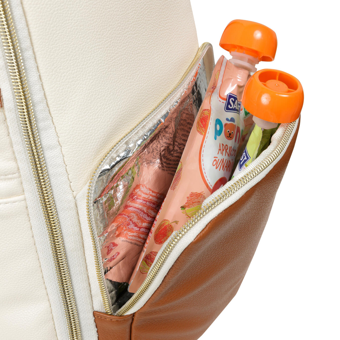 Large Diaper Backpack – Cappuccino