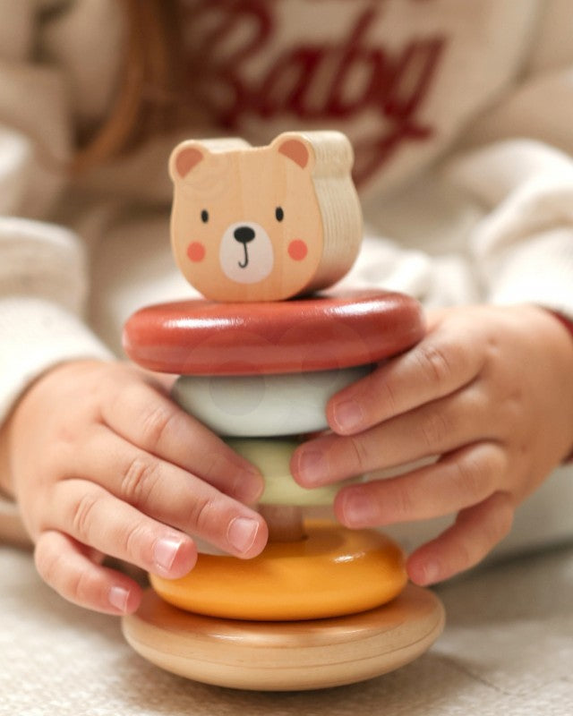 3in1 Toy Box - Sorting Blocks, Stackable Pyramid and Elephant On Wheels
