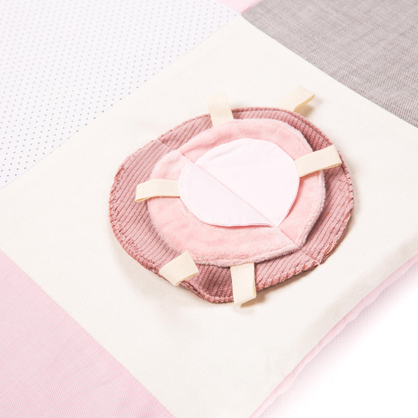 Small baby activity mat, 100x100 cm - Pink