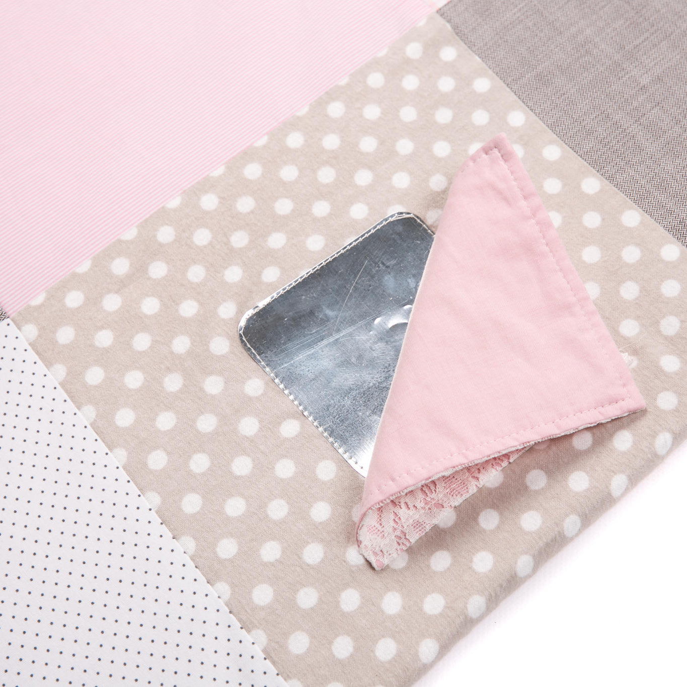 Small baby activity mat, 100x100 cm - Pink