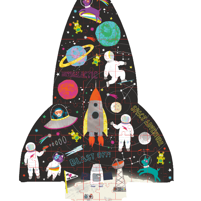 Rocket Puzzle - 80 Pieces