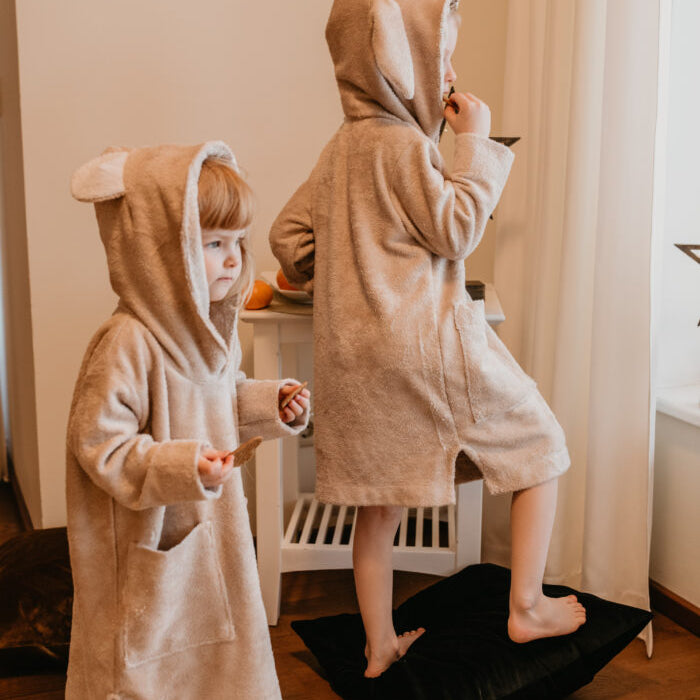 Long-Sleeve Poncho TEDDY - For TODDLERS (Size 82/86-116)