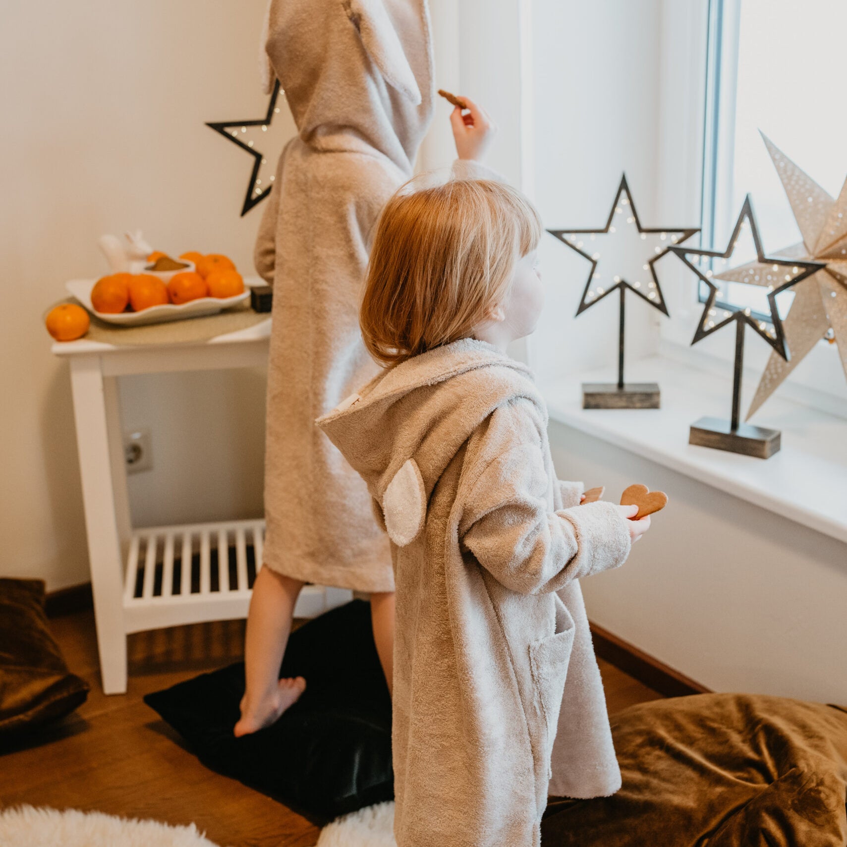 Long-Sleeve Poncho TEDDY - For TODDLERS (Size 82/86-116)