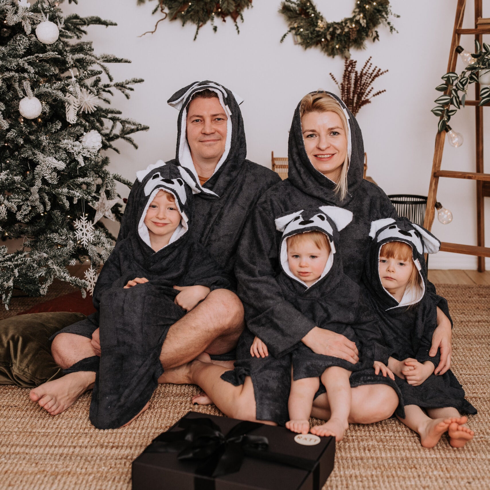 Long-Sleeve Poncho WOLF - For TODDLERS (Size 82/86-116)