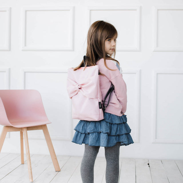 Kids Backpack - Waterproof Pink Bow