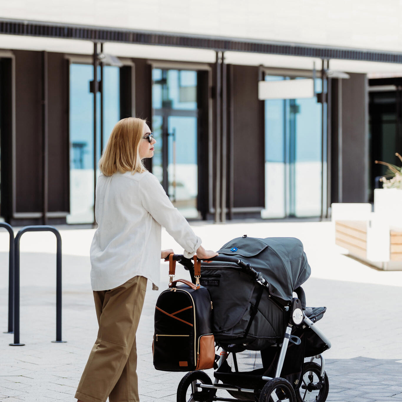 Large Diaper Backpack – Black Coffee