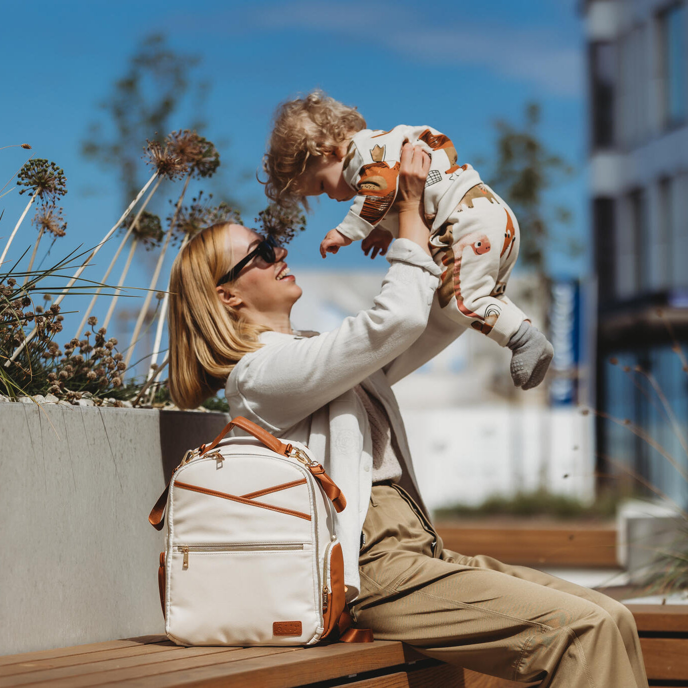 Small Diaper Backpack – Cappuccino