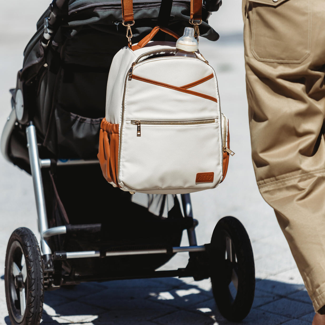 Small Diaper Backpack – Cappuccino