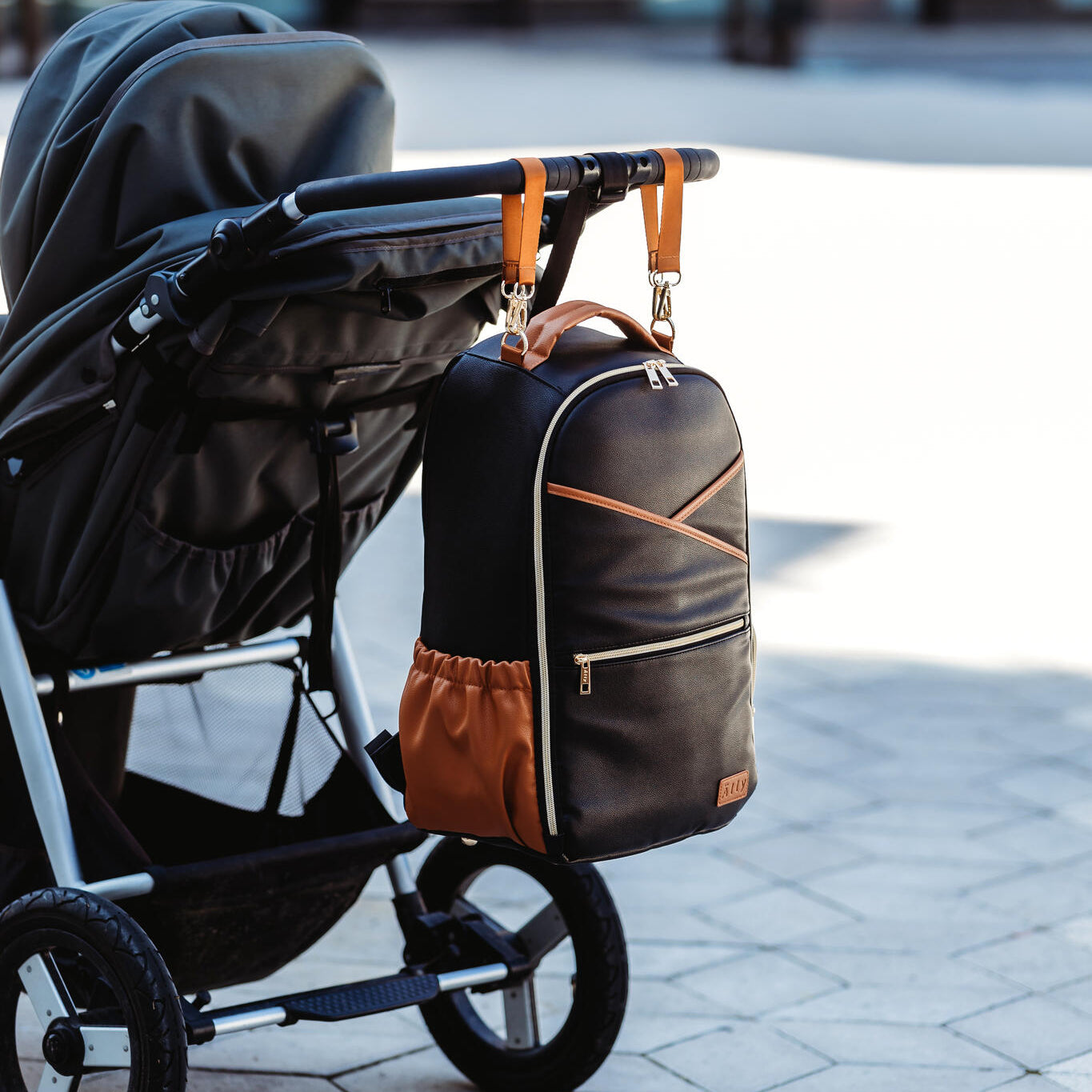 Large Diaper Backpack – Black Coffee