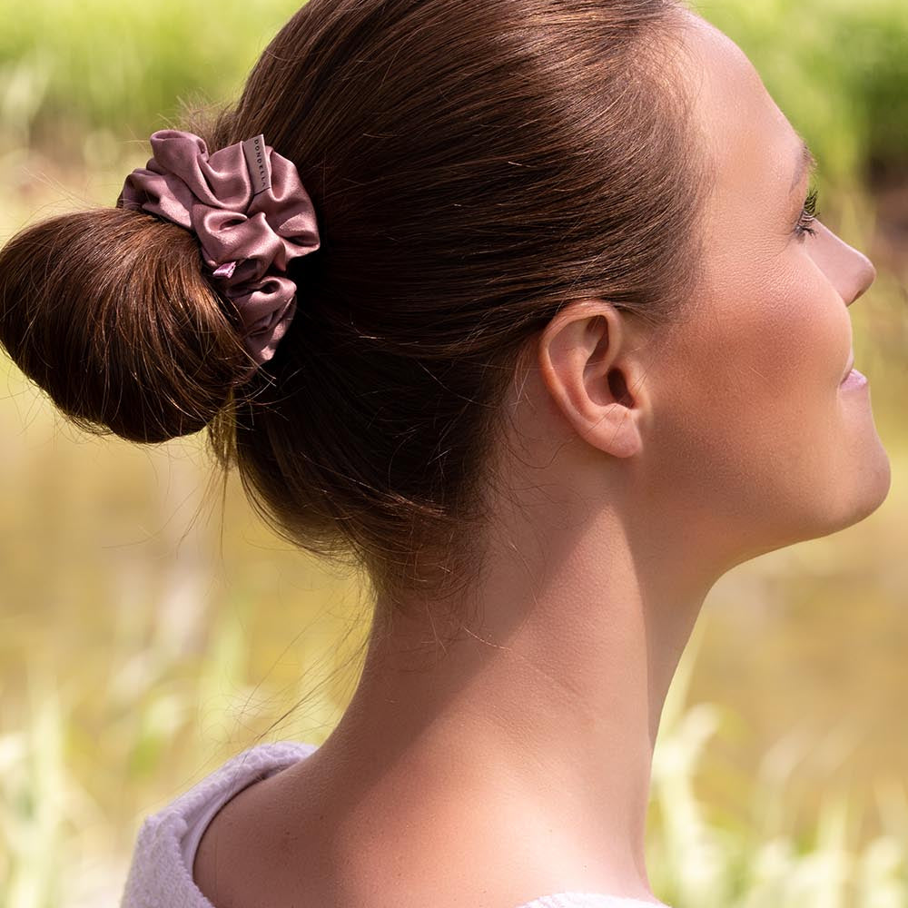 Luxury Silk Scrunchie - Lilac
