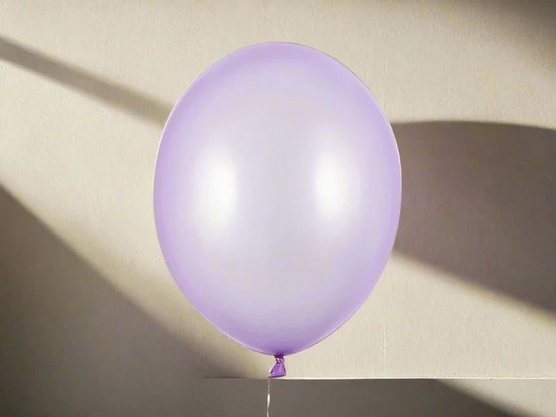 Ilmapallo metallinhohtoinen - Lila, 10 kpl