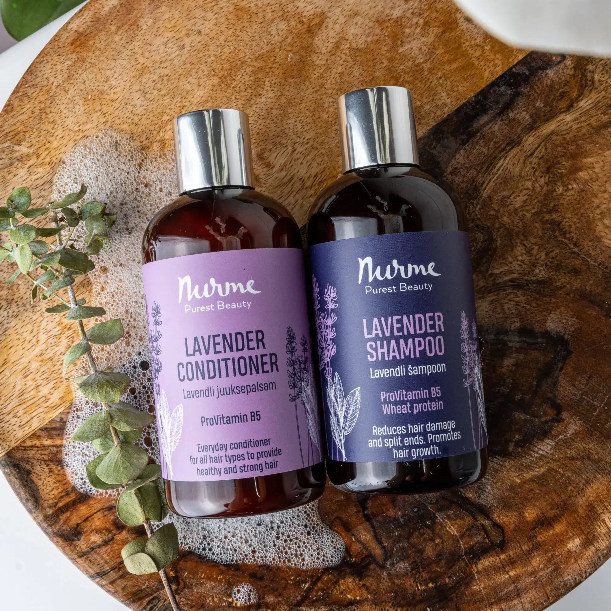 Laventeli shampoo ja hoitoaine lahjapakkaus