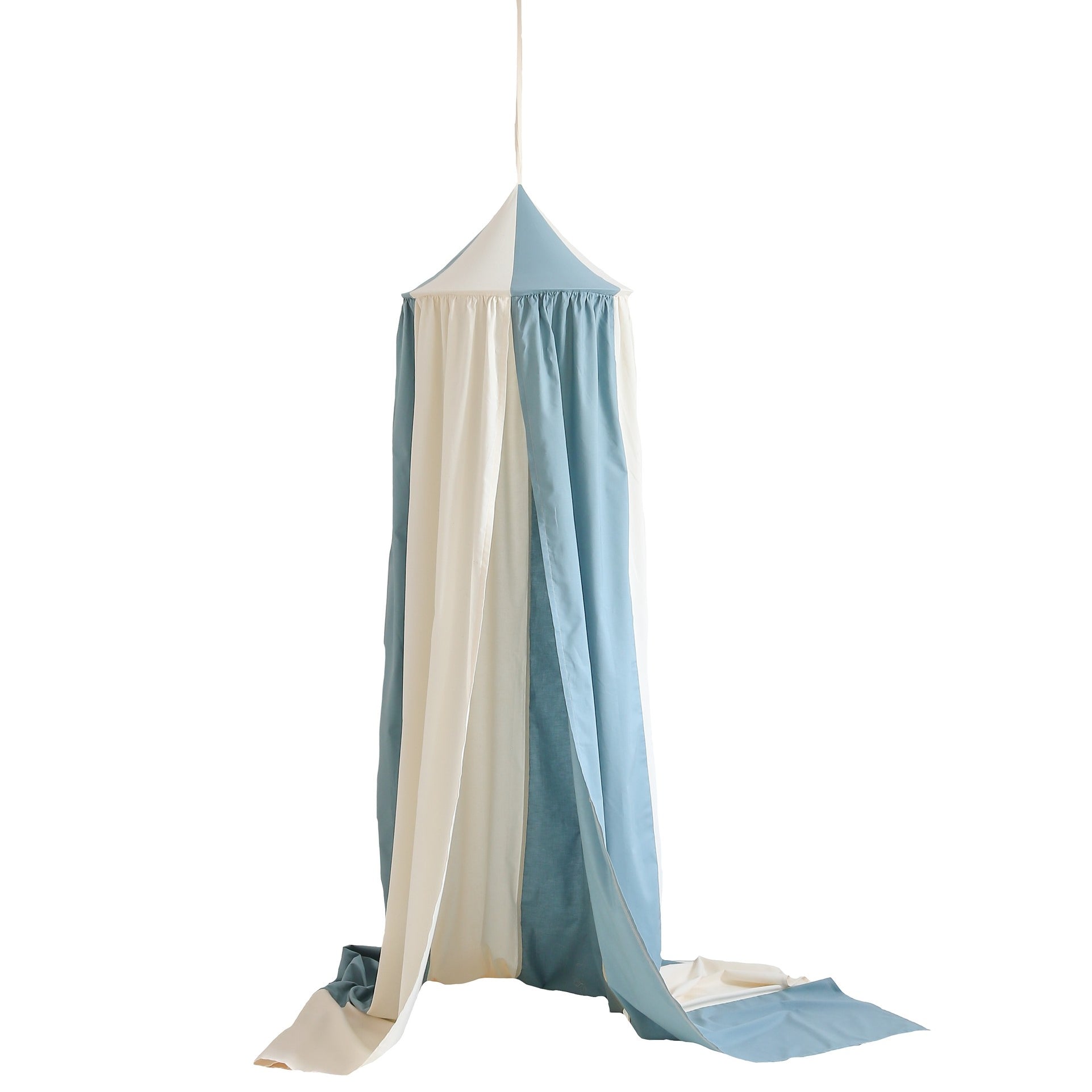 Organic Cotton and Linen Canopy - Blue Circus