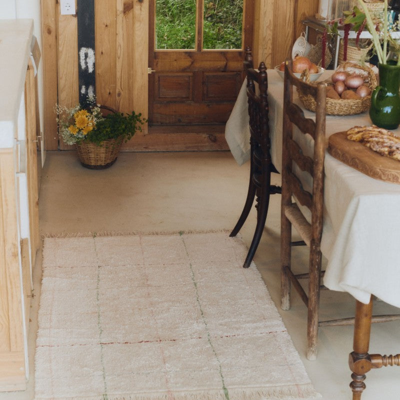 Washable Rug Colorful Lines, 90 x 130 cm