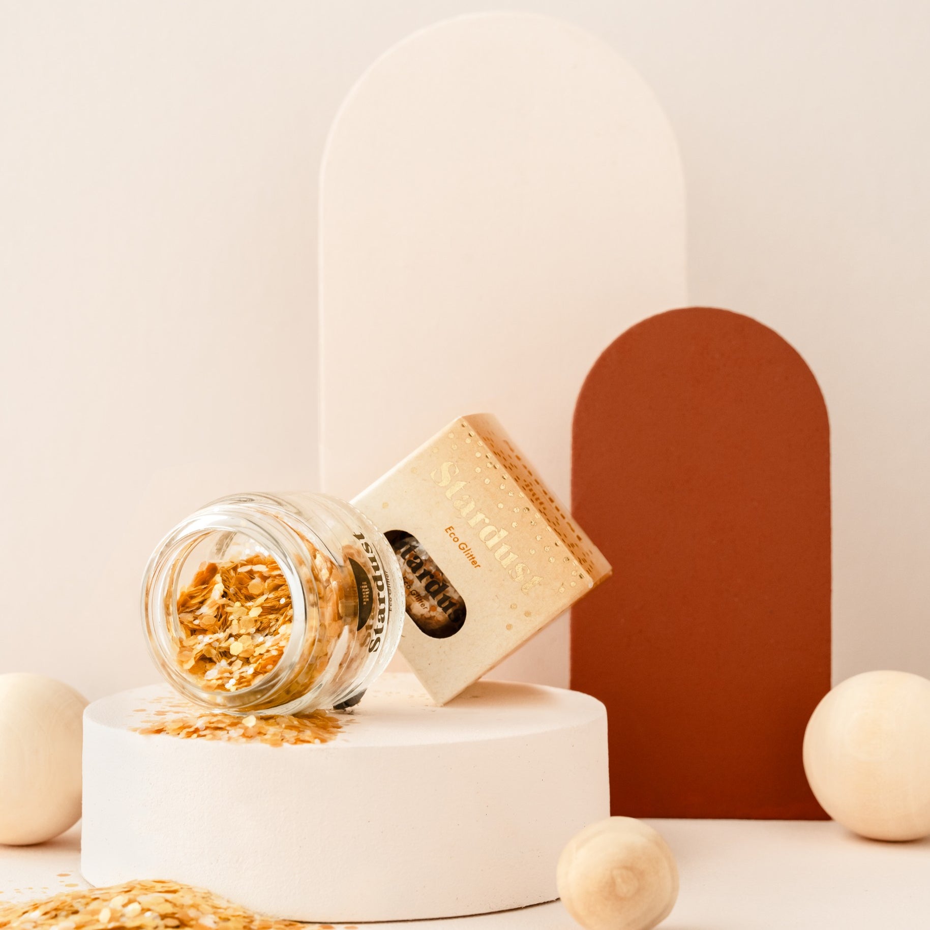 Decorative Eco Glitter - Gold Star Dust