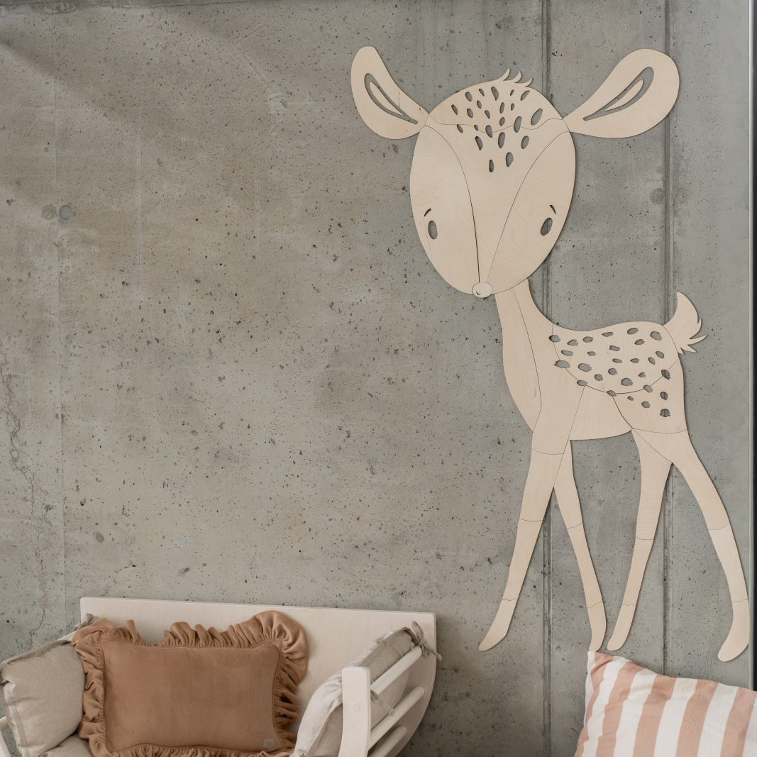 Deer Forest Animal - Wooden Wall Decoration