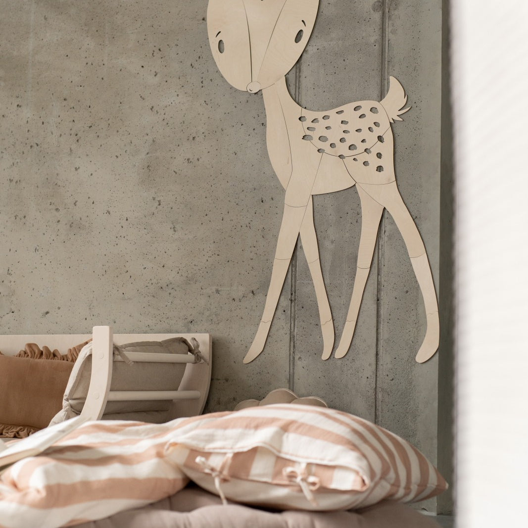 Deer Forest Animal - Wooden Wall Decoration