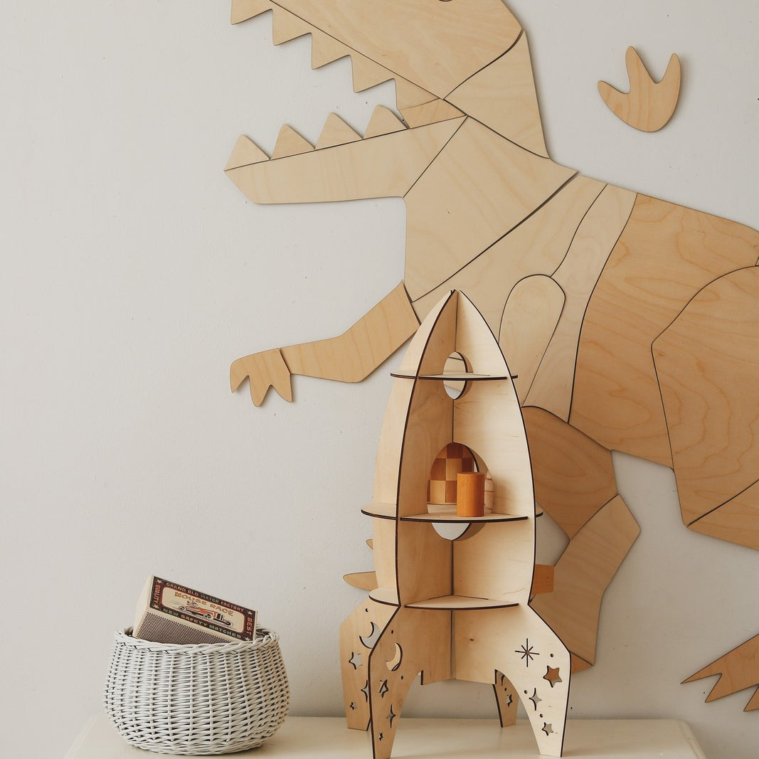 Dinosaur T-Rex – Wooden Wall Decoration