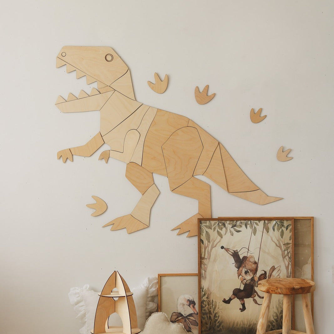 Dinosaur T-Rex – Wooden Wall Decoration
