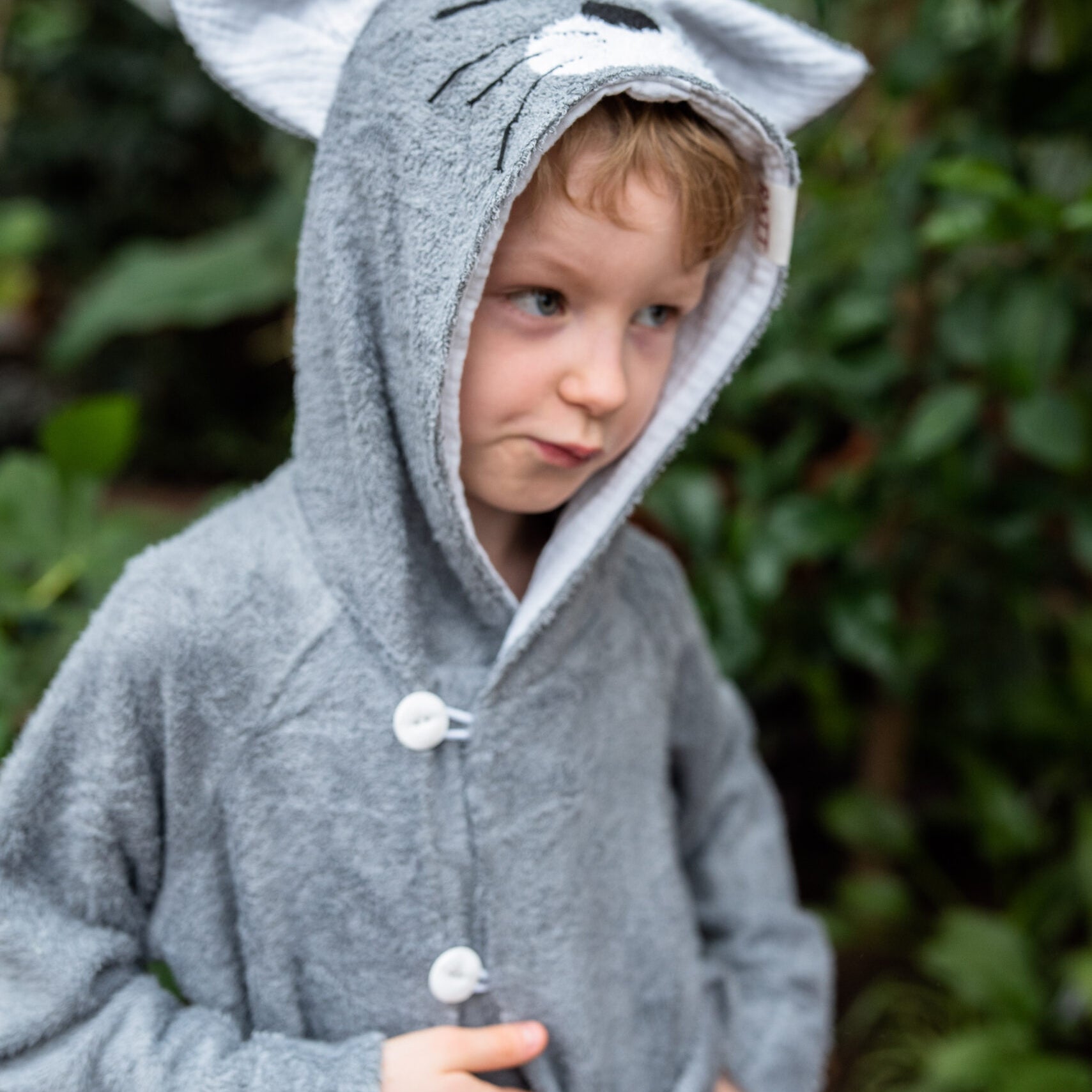 Bamboo Terry Bathrobe CAT – For KIDS (Size 122-150)