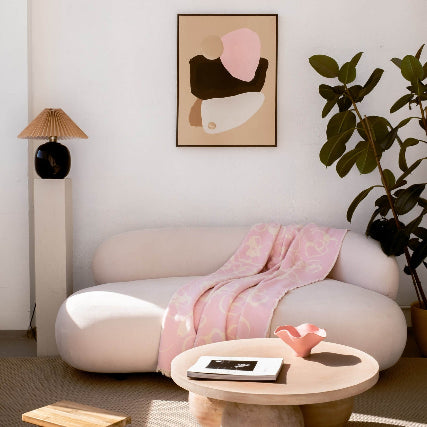 Flora cotton throw