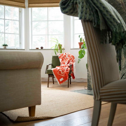 Flora cotton throw