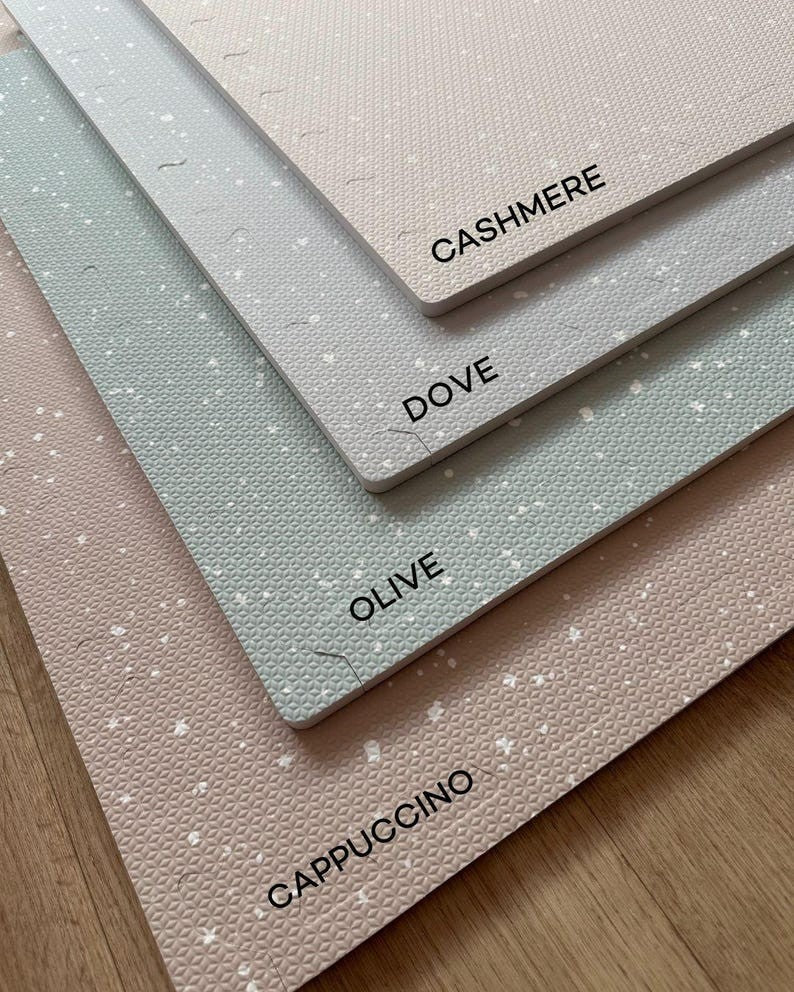 Foam Puzzle Playmat - Spots Olive