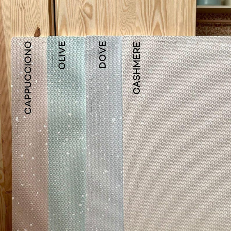 Foam Puzzle Playmat - Spots Cappuccino