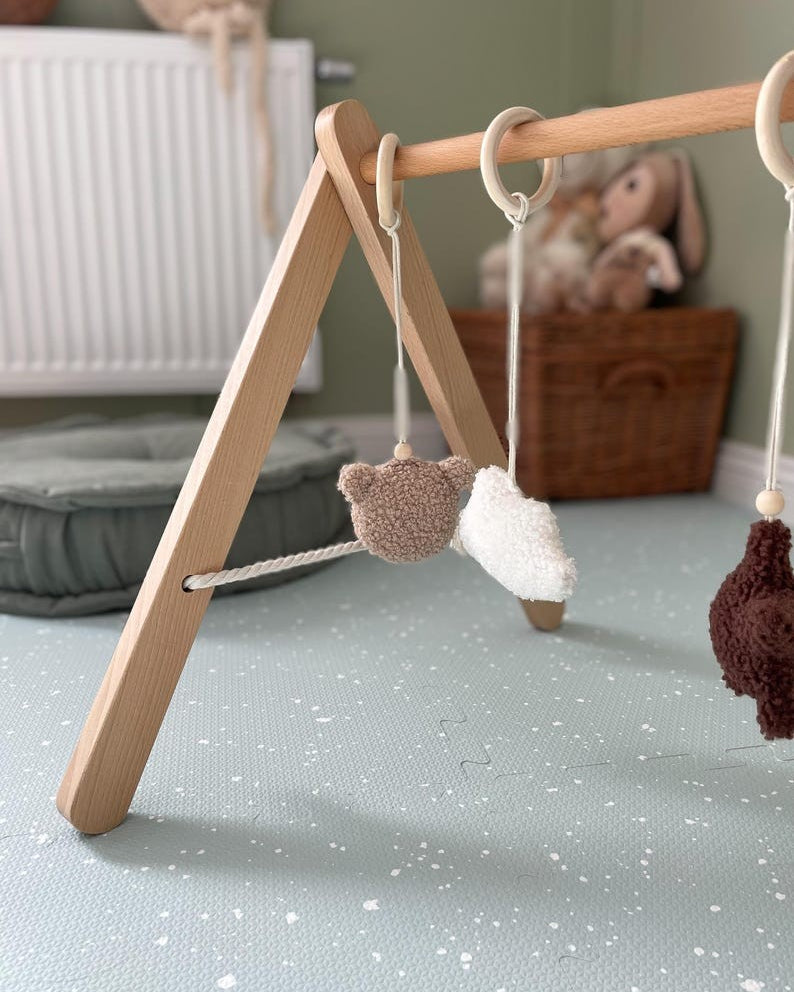 Foam Puzzle Playmat - Spots Olive