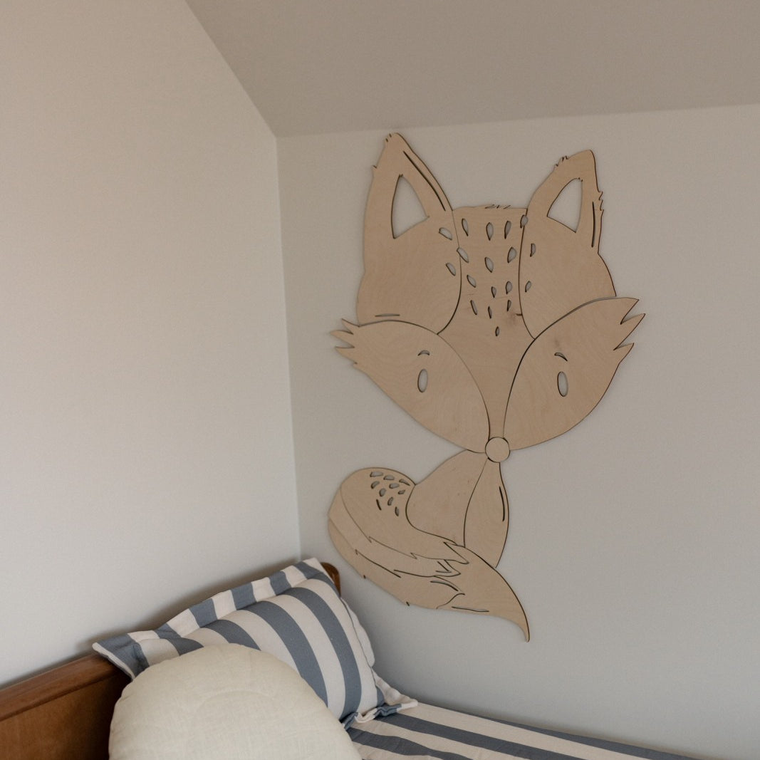 Fox Forest Animal - Wooden Wall Decoration