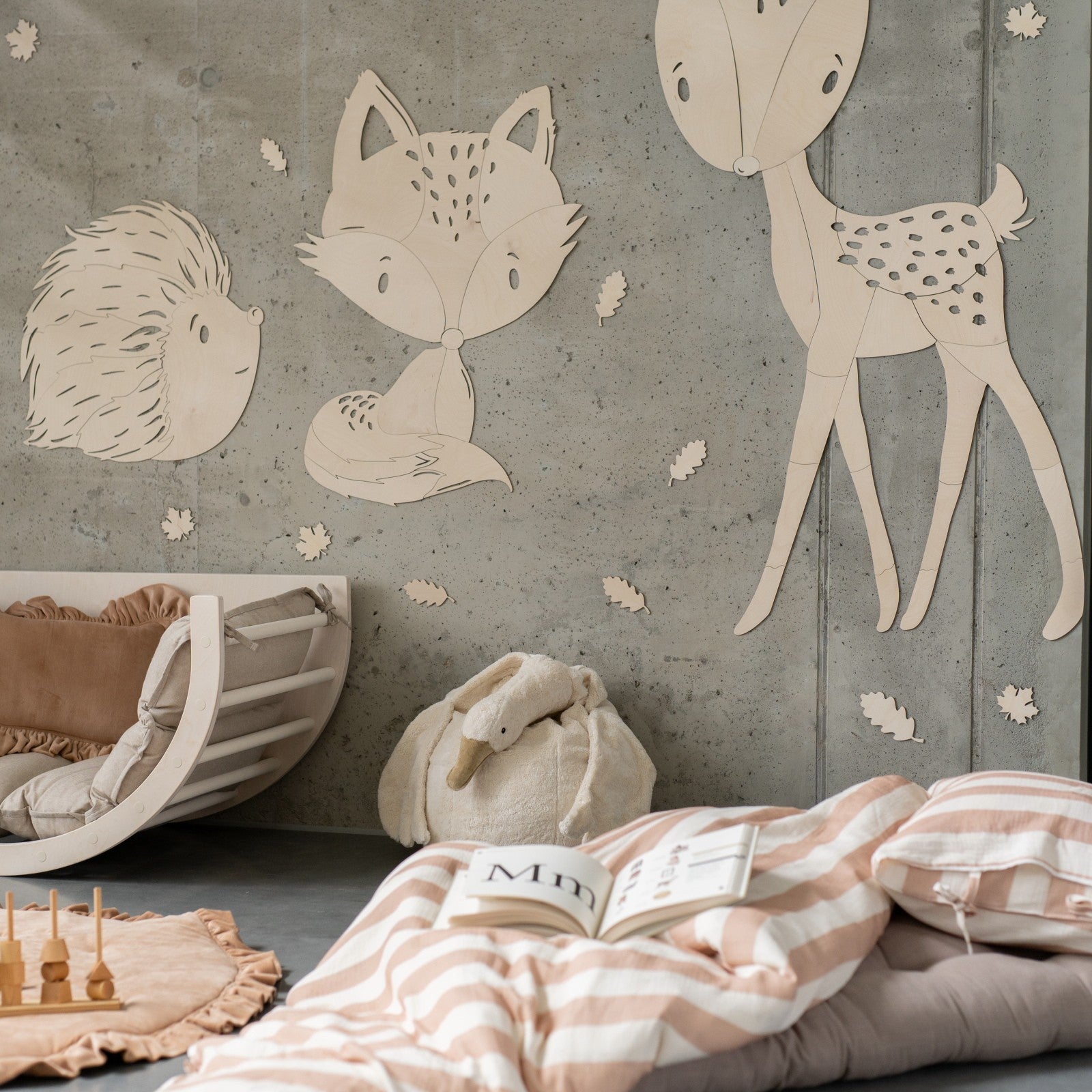 Fox Forest Animal - Wooden Wall Decoration