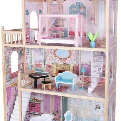 Wooden Dollhouse Emily with LED Lights