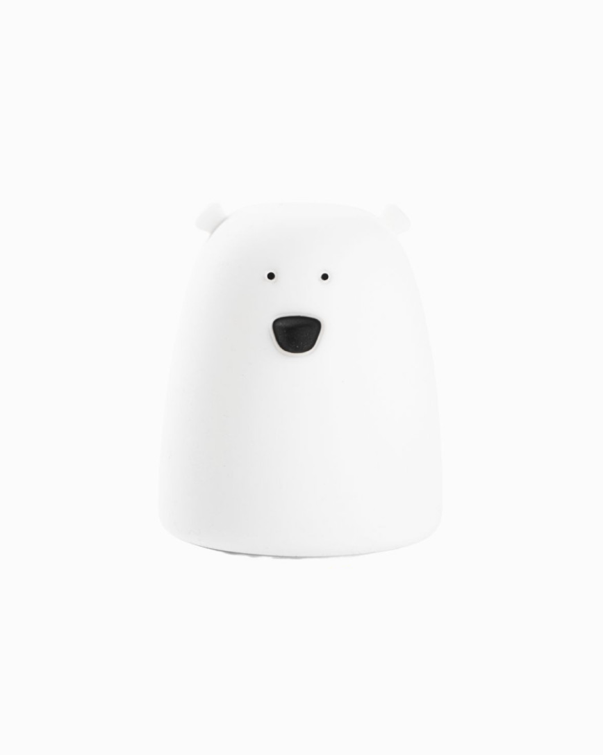 Little Bear Silicone Night Lamp - White