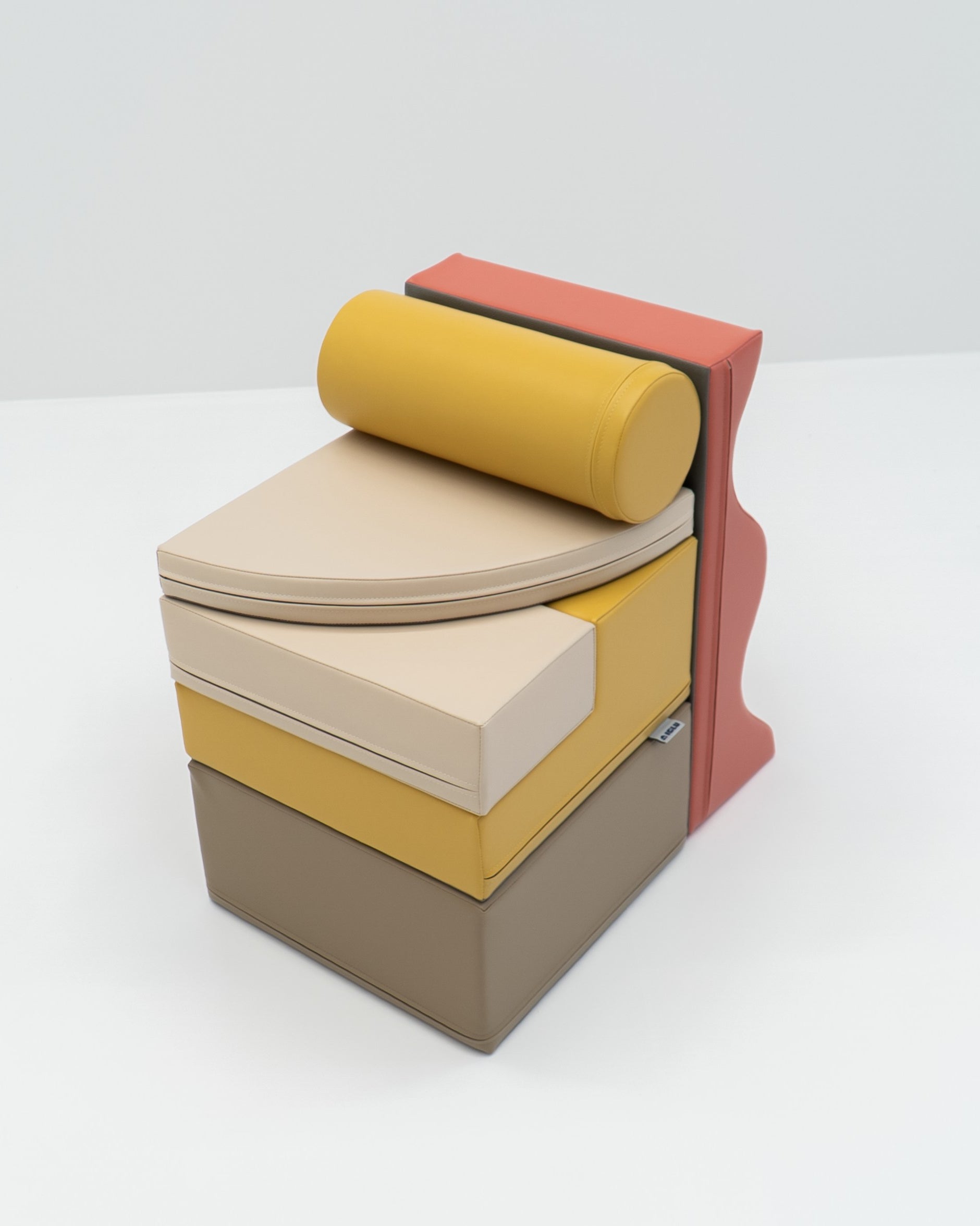 Soft Play 6 Foam Block Set - Pastel Pink Explorer