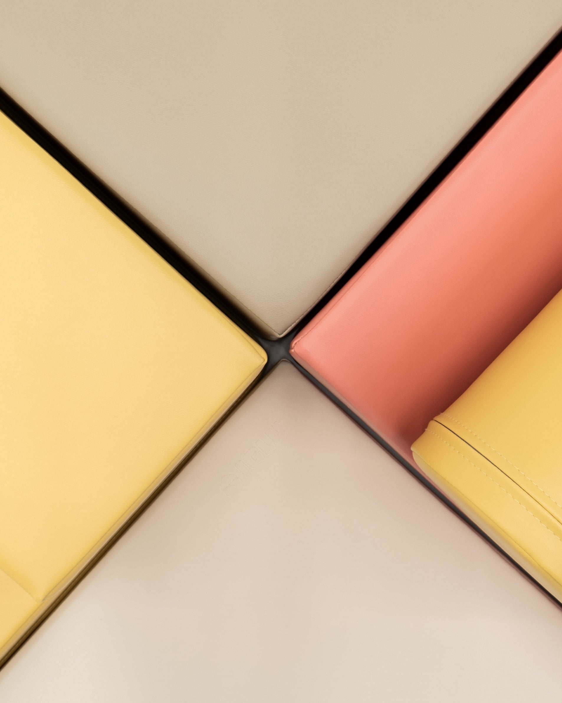 Soft Play 6 Foam Block Set - Pastel Pink Explorer