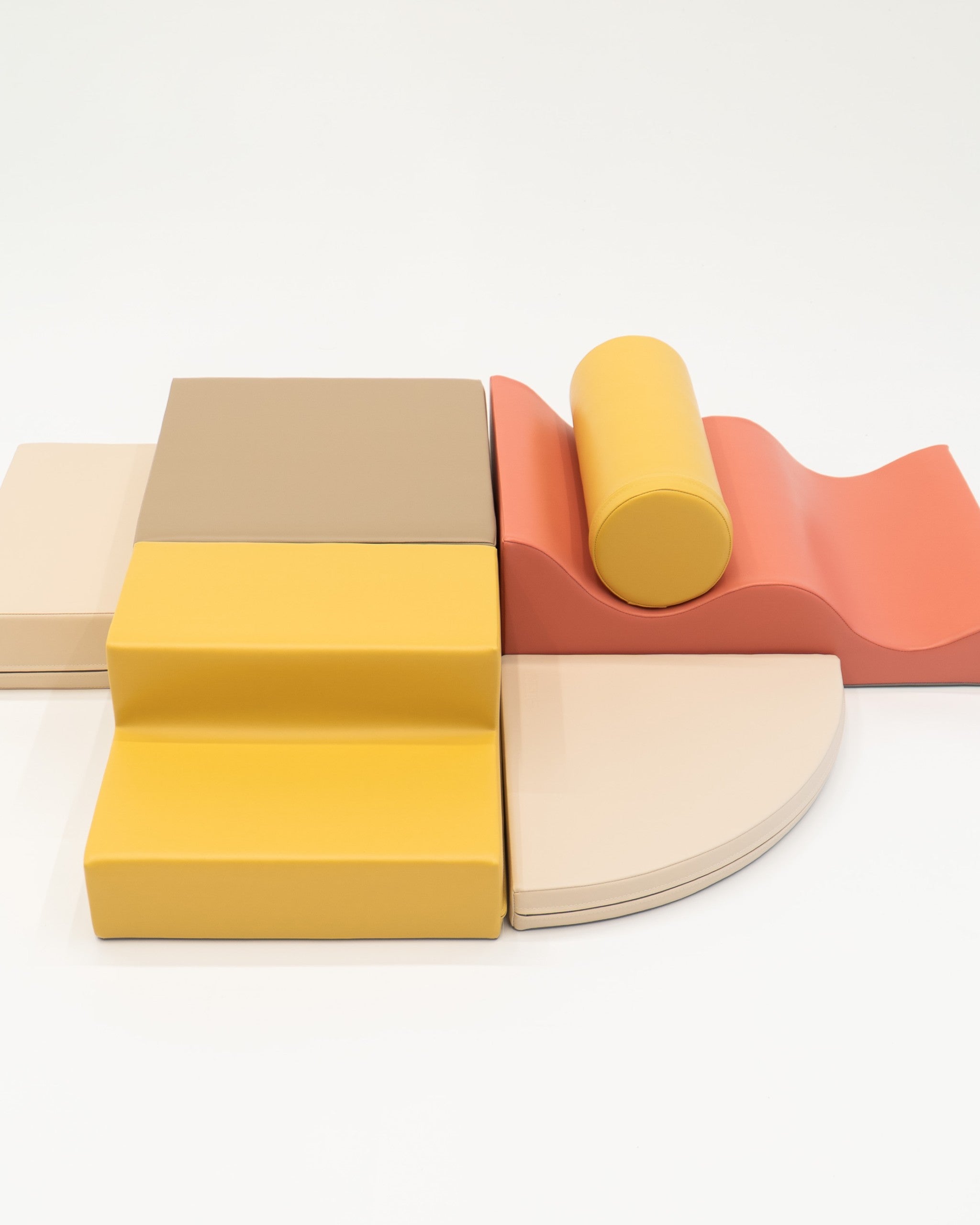 IGLU Soft Play Explorer, 6-osainen pehmeä kiipeilysetti - Pastel Pink