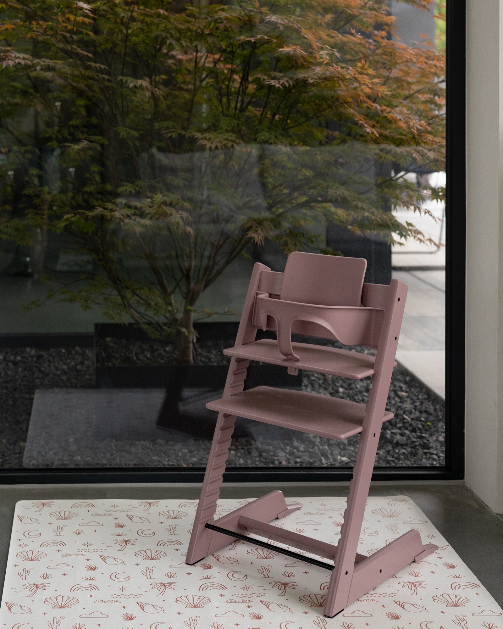 Kids Mealtime Floor Mat, Non-Slip & Waterproof - Palm Beach Terra