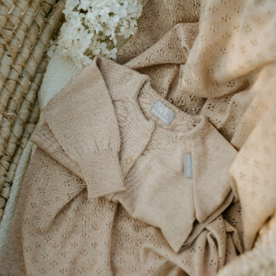 LOVE Gift Set For Baby - Blanket, Romper and Bonnet