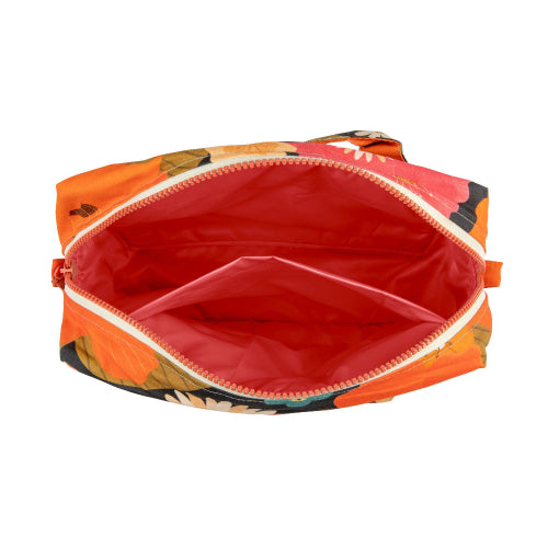 Large Make-Up Bag - Picnic With Flowers