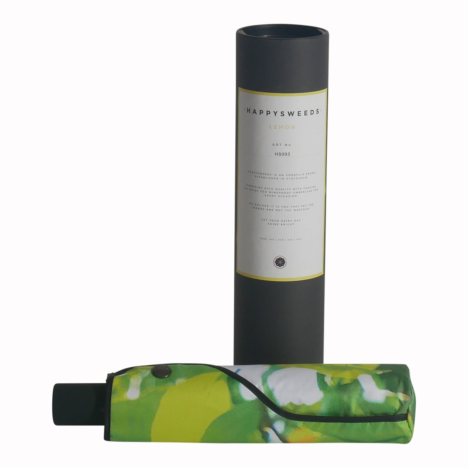 Lemon Umbrella – Windproof & UPF50+ Protection