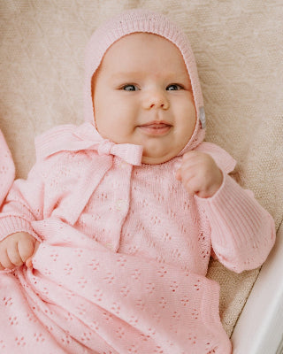LOVE Gift Set For Baby - Blanket and Bonnet