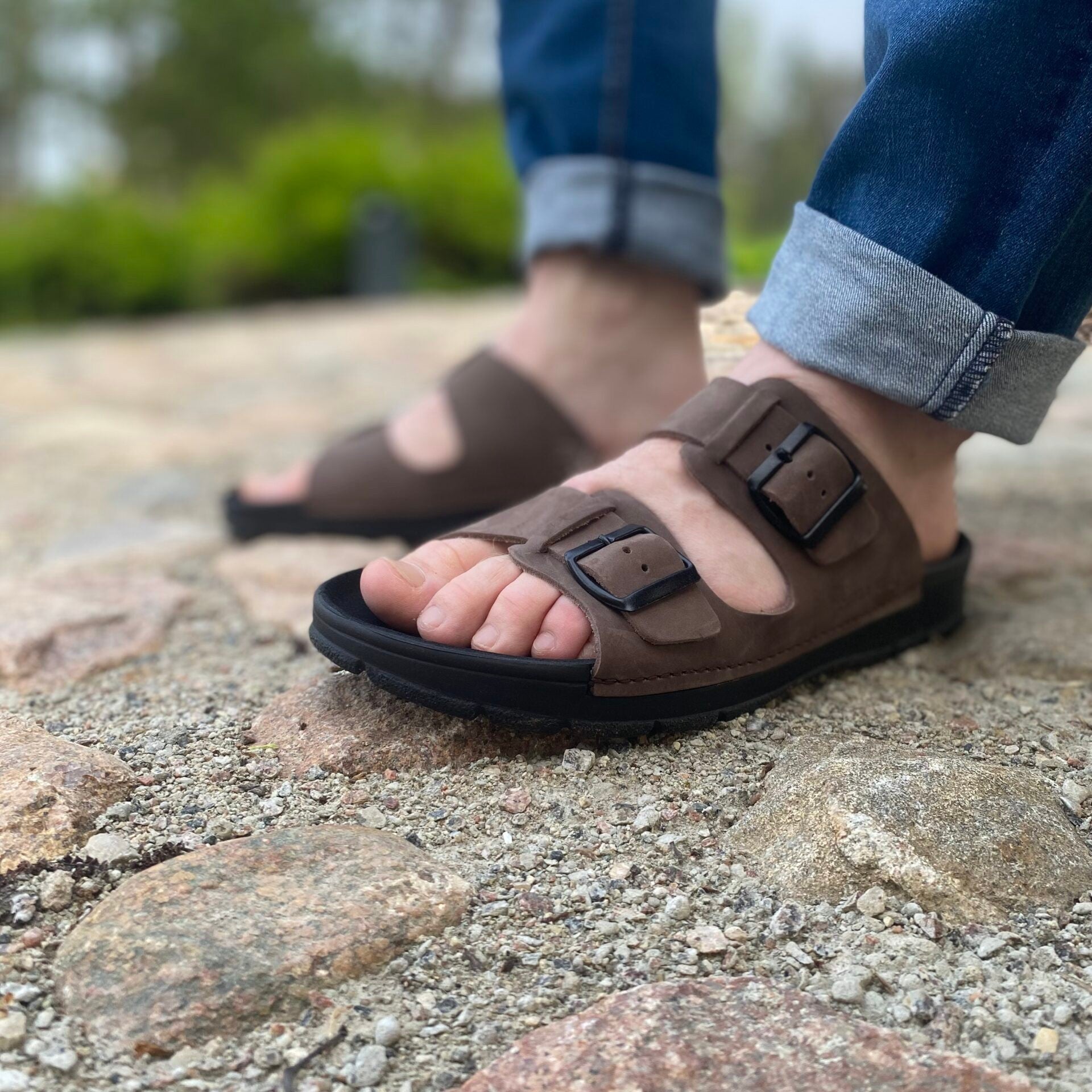 Märt Men's Sandals – Dark Brown