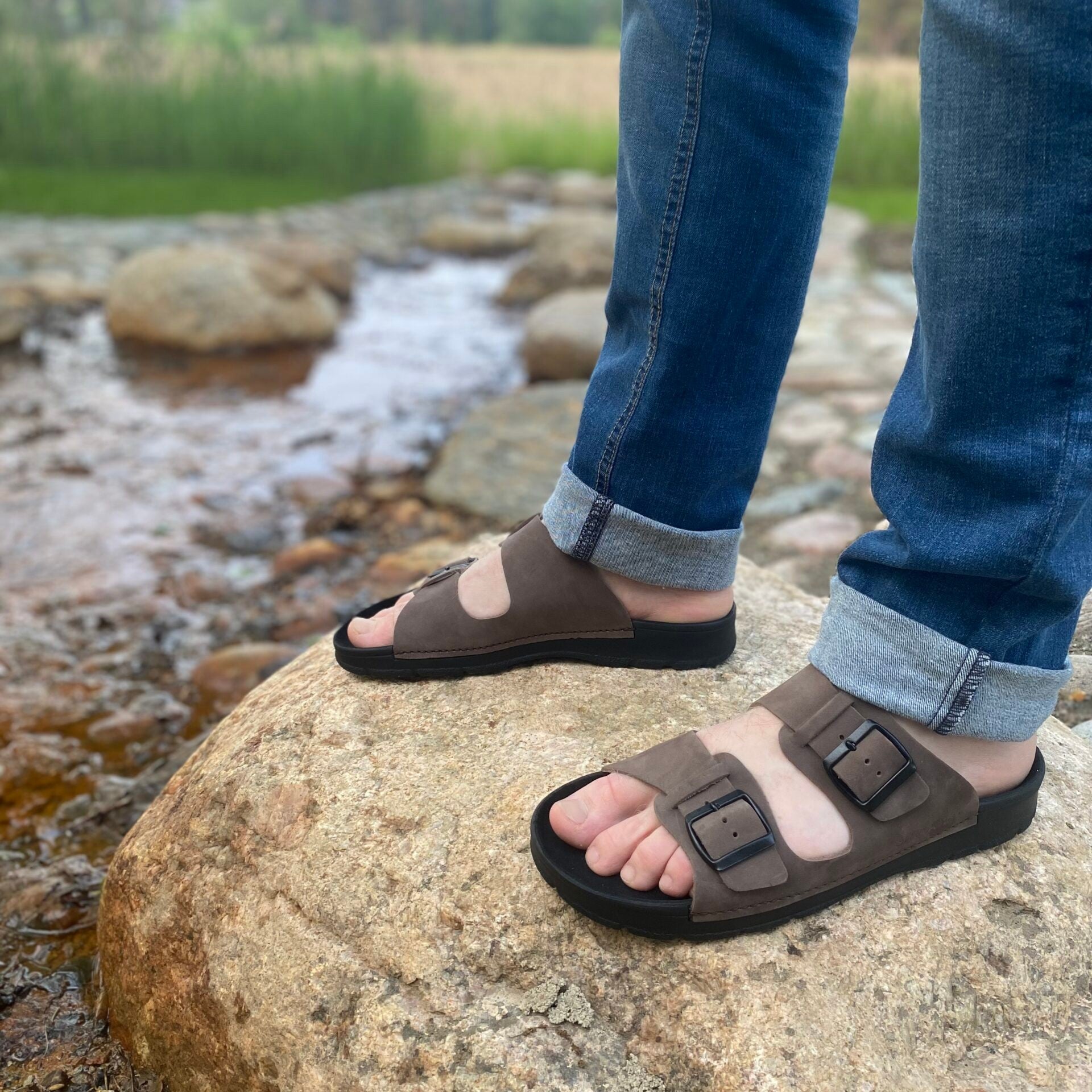 Märt Men's Sandals – Dark Brown