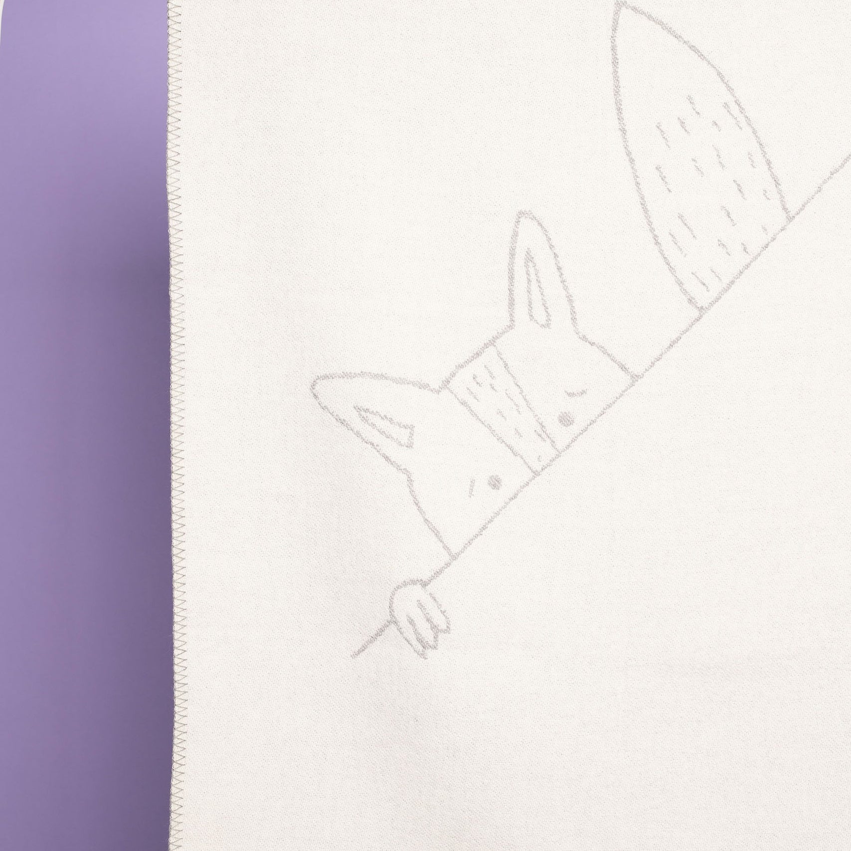Merino baby blanket - Fox