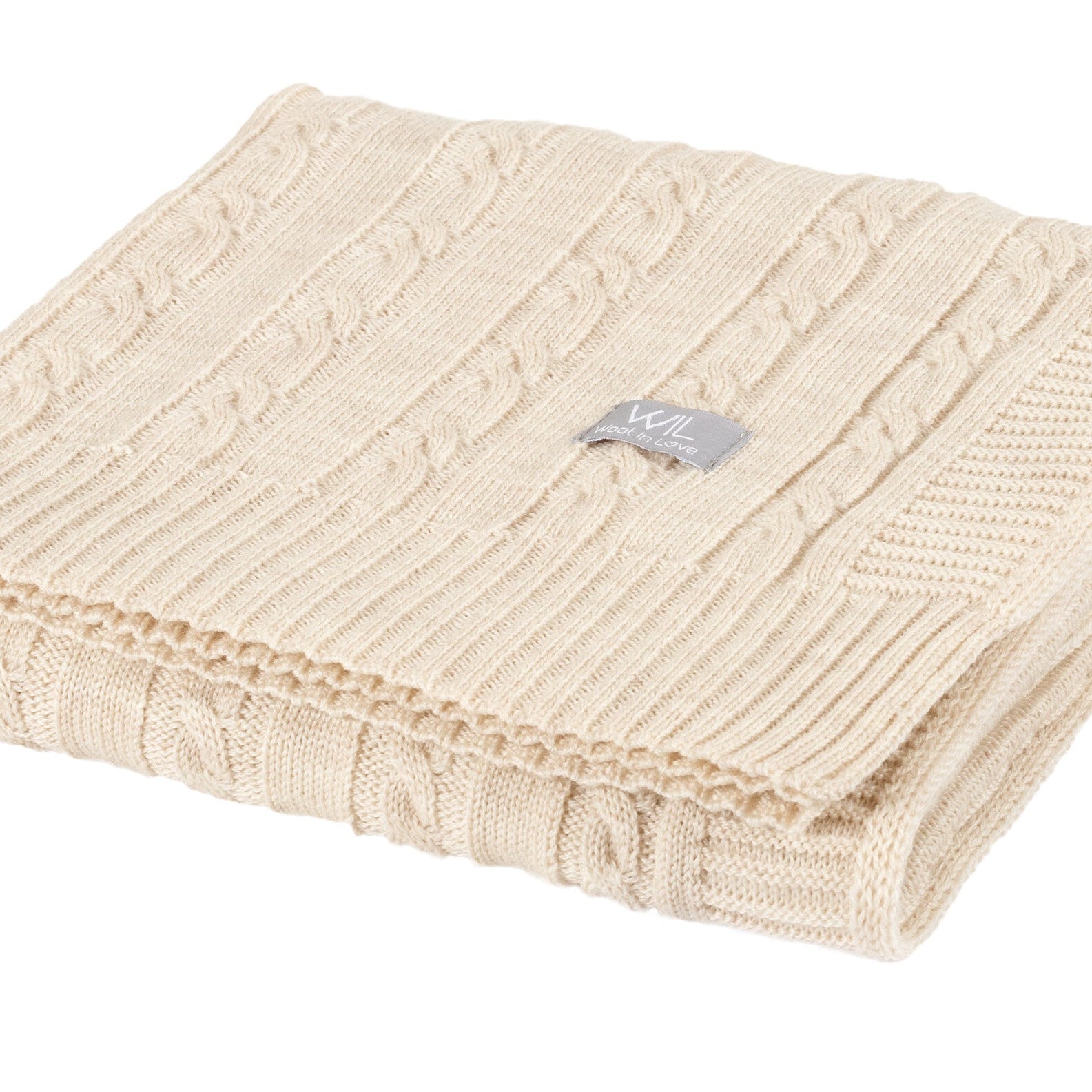 Merino wool baby blanket HOPE