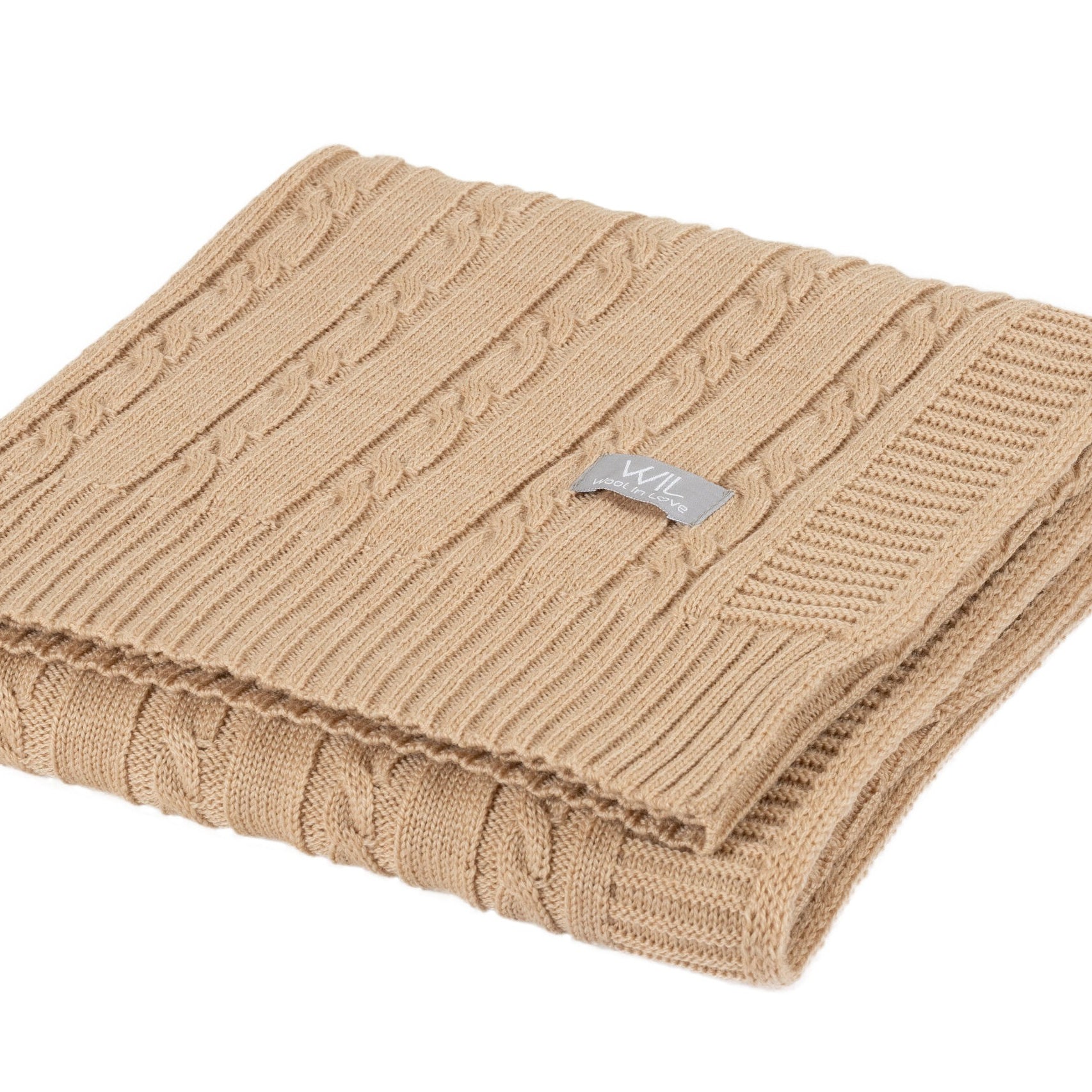 Merino wool baby blanket HOPE