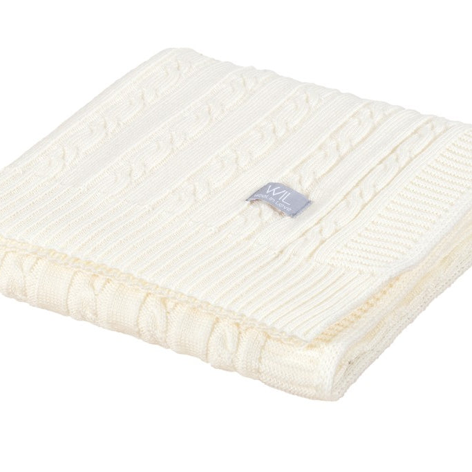 Merino wool baby blanket HOPE