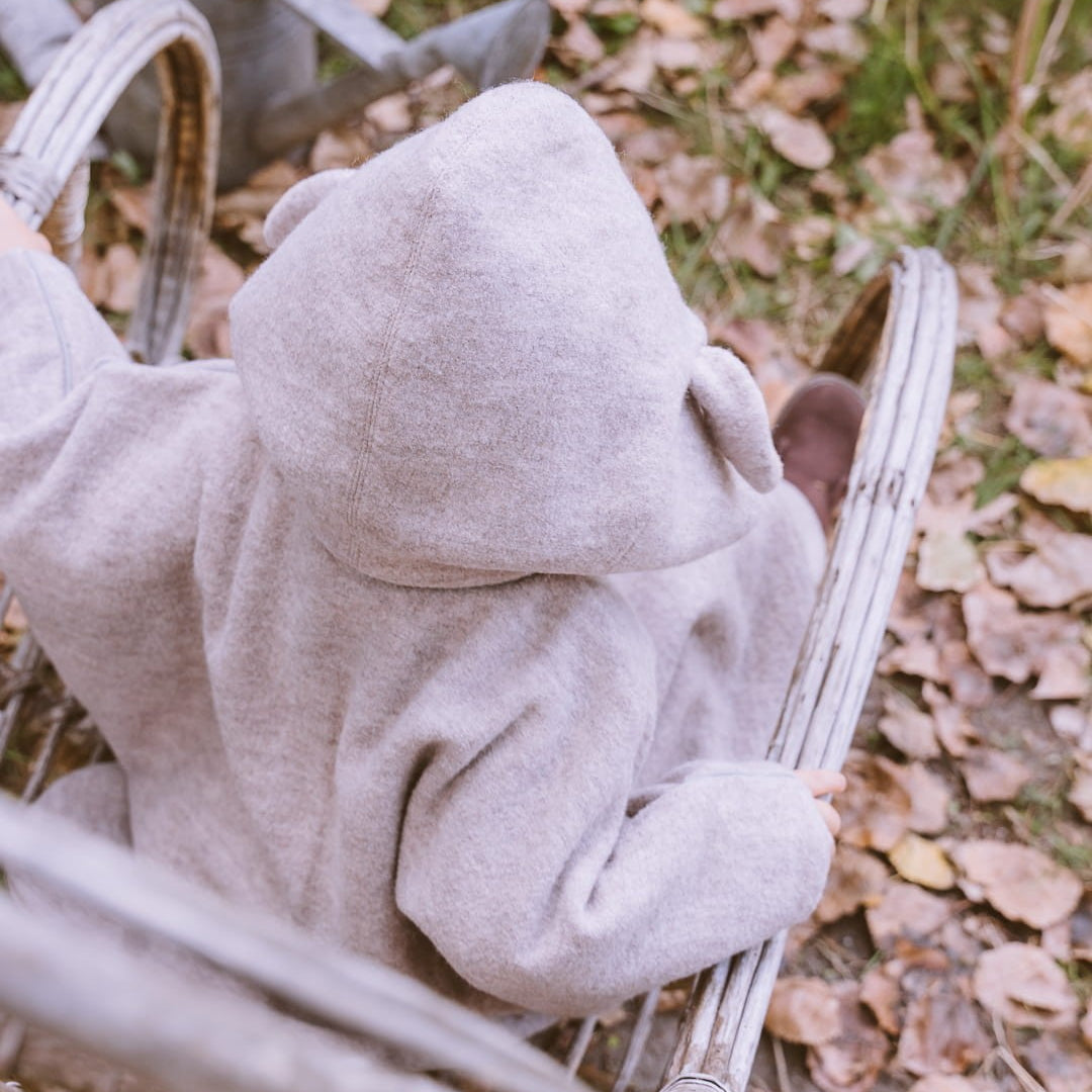 Merino Wool Car Poncho For Kids - Lamb