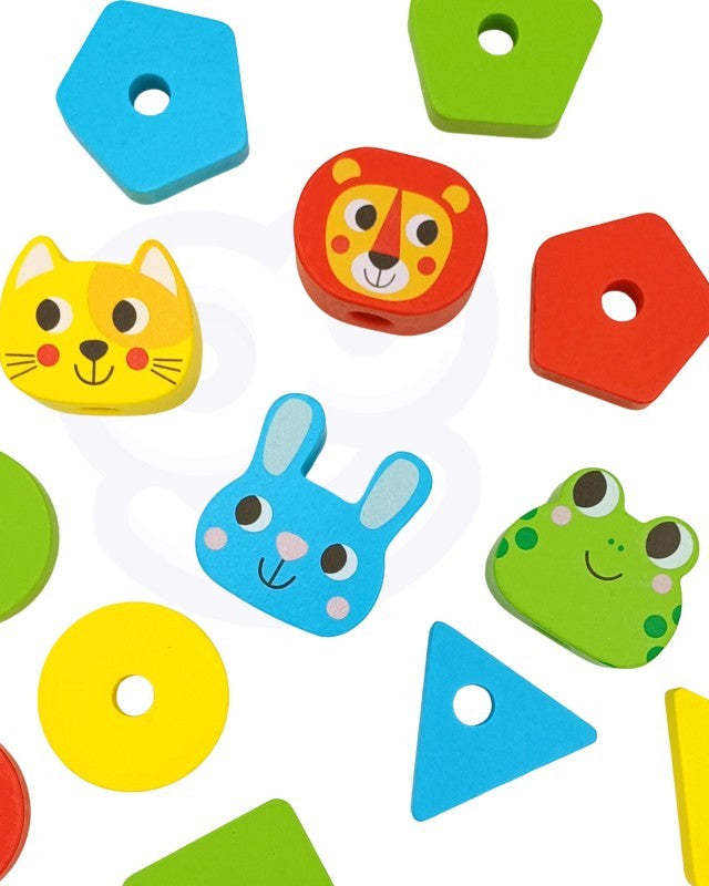 Montessori Puzzle Pyramid With Animals